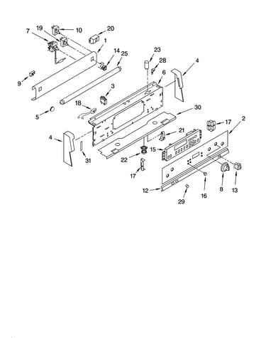 Control panel parts