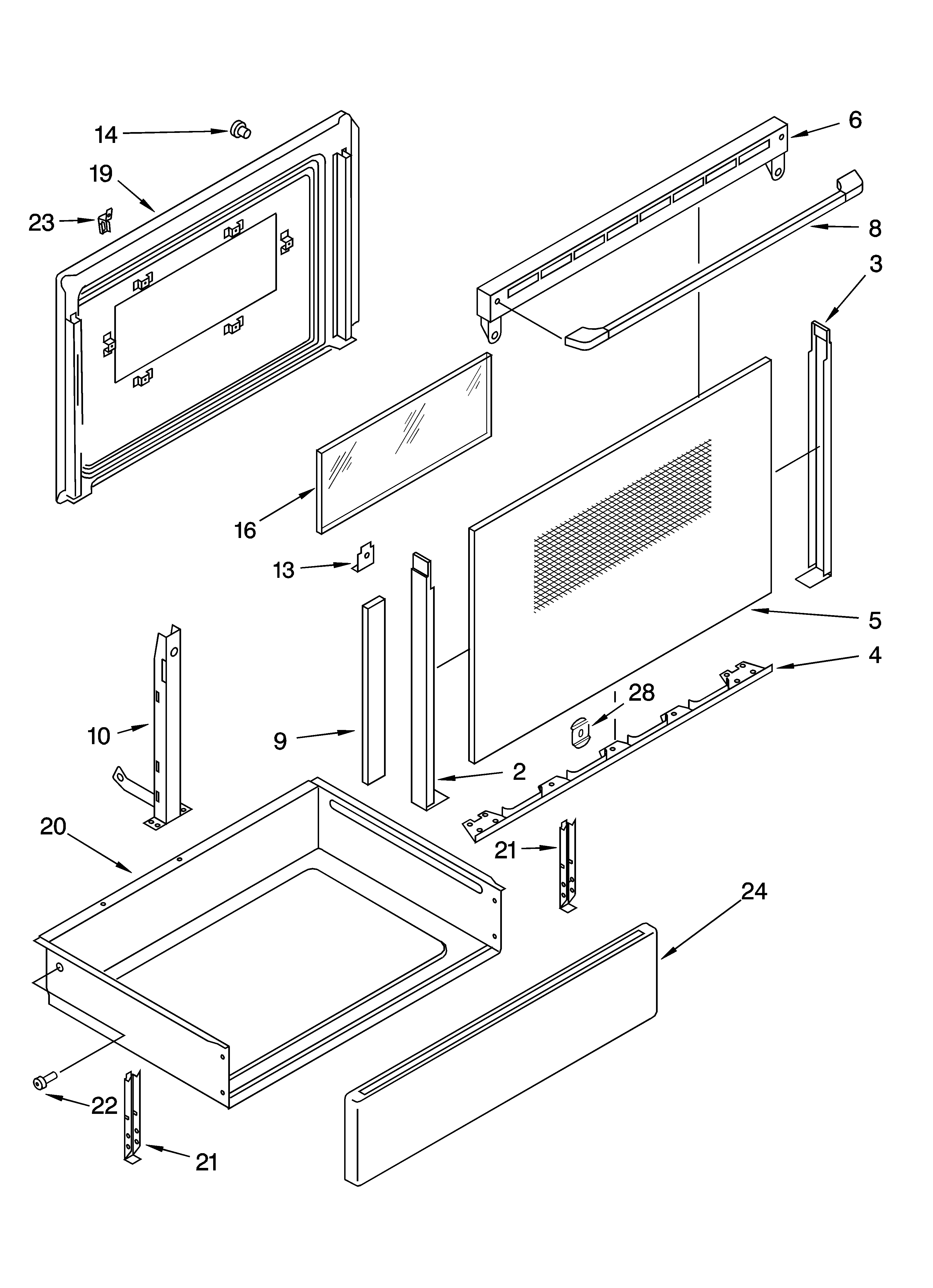 DOOR AND DRAWER PARTS