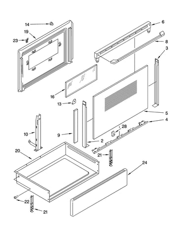 Door and drawer parts