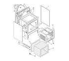 Whirlpool WLE83310 oven chassis parts diagram