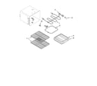 Whirlpool WLE83310 oven parts, miscellaneous parts diagram