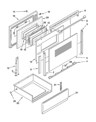 Door and drawer parts