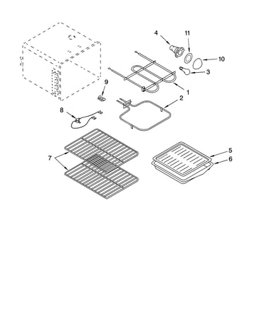 Oven parts, miscellaneous parts