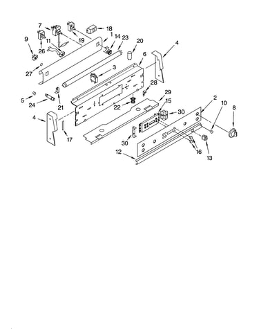 Control panel parts