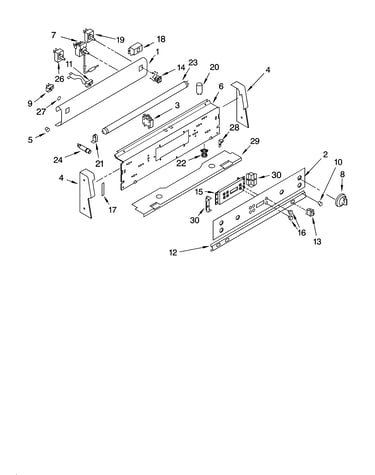 Control panel parts