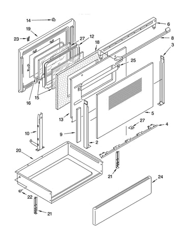 Door and drawer parts