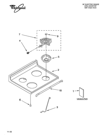 Cooktop parts