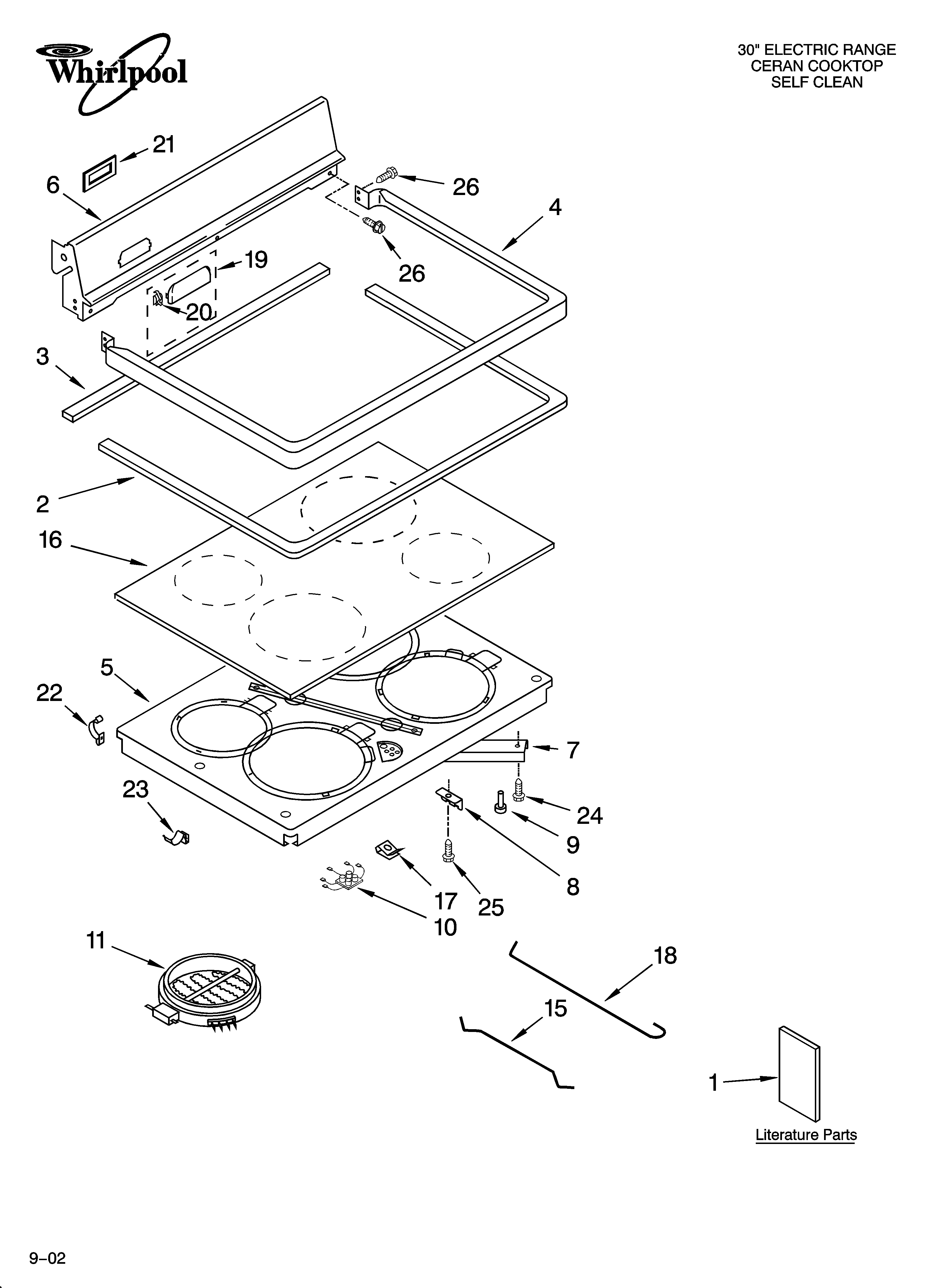 COOKTOP PARTS