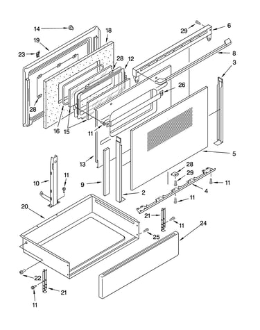Door and drawer parts