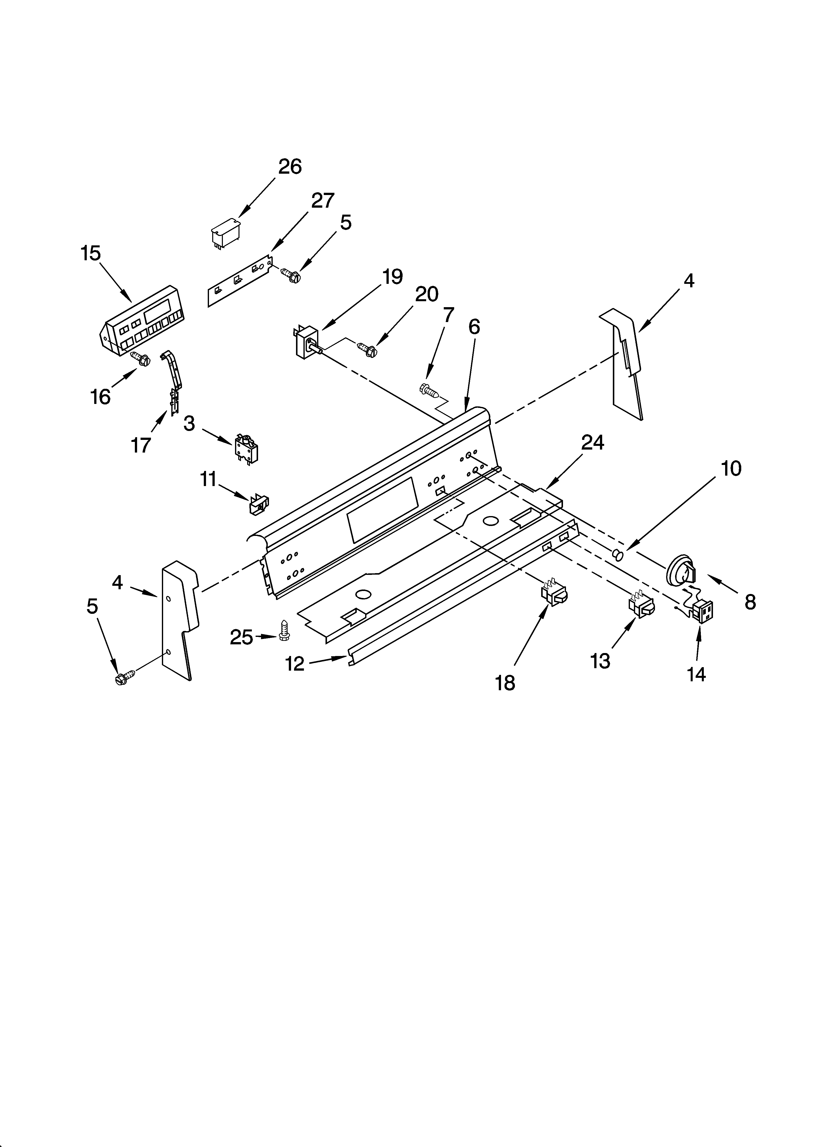 CONTROL PANEL PARTS