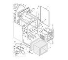 Whirlpool WLP85800 oven chassis parts diagram