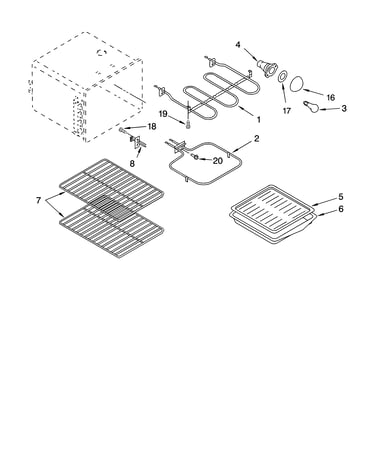 Oven parts, miscellaneous parts