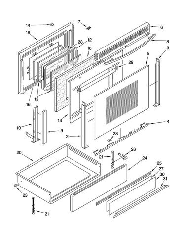 Door and drawer parts