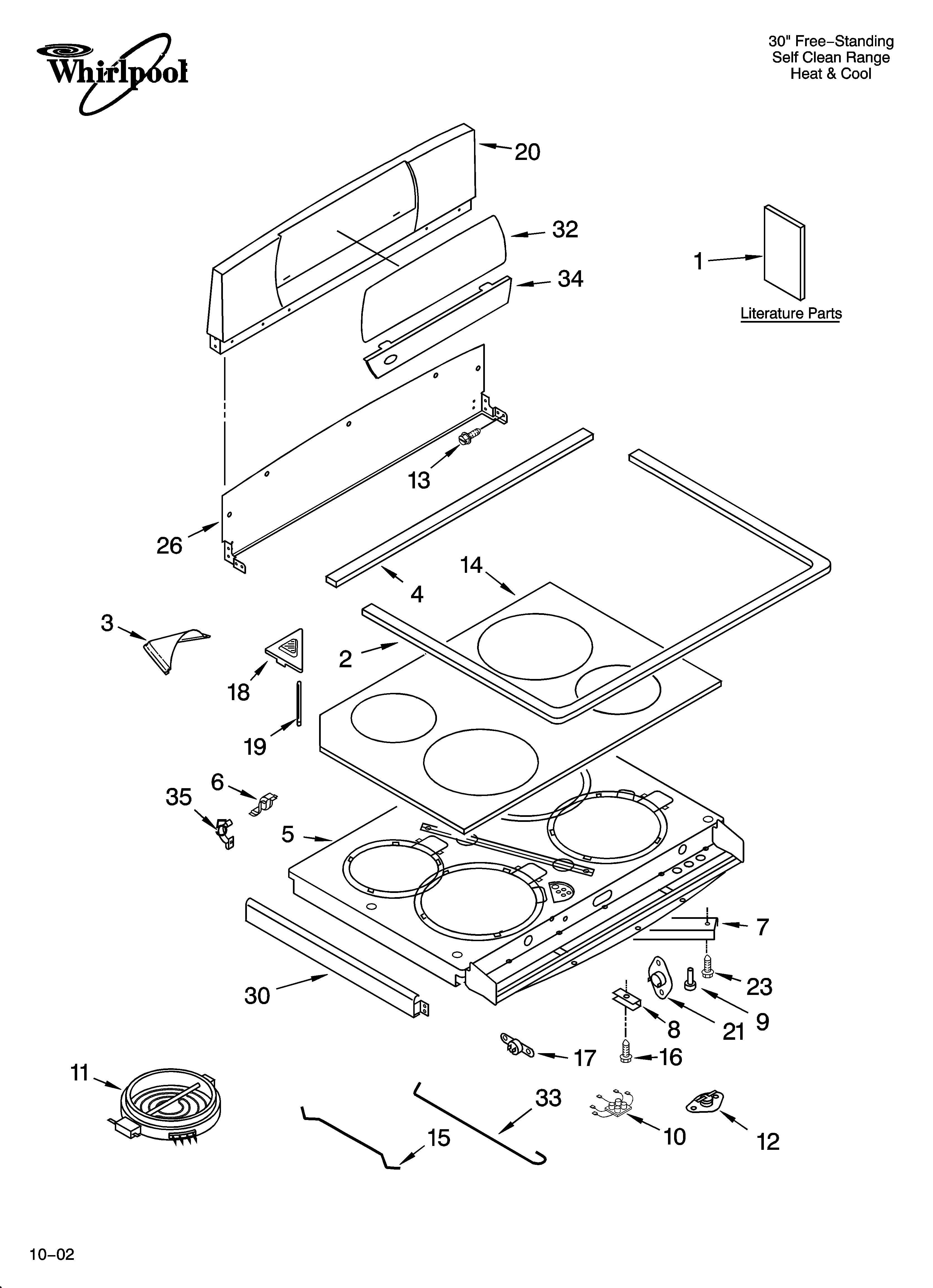 COOKTOP PARTS