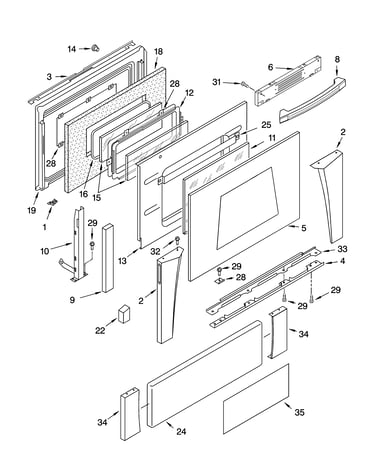 Door and drawer parts