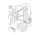 Whirlpool YGR556LRKB0 oven chassis parts diagram