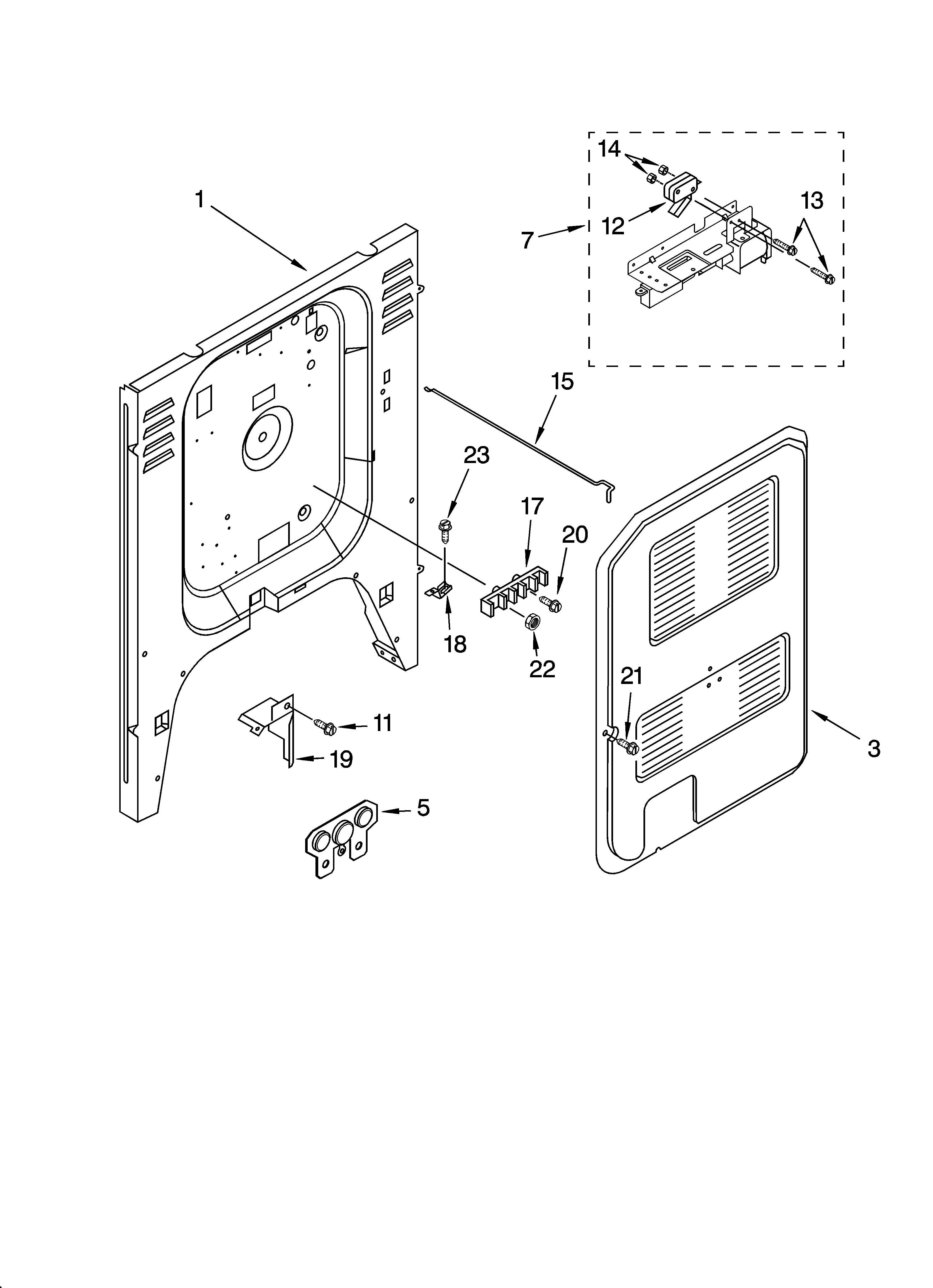 Rear chassis parts