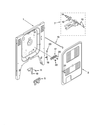 Rear chassis parts
