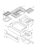 Warming drawer & rack parts