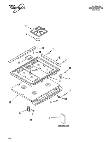 Cooktop parts