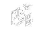 Whirlpool YGW395LEGQ4 rear chassis parts, miscellaneous parts diagram