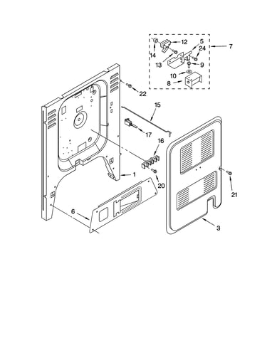 Rear chassis parts, miscellaneous parts