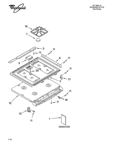 Cooktop parts