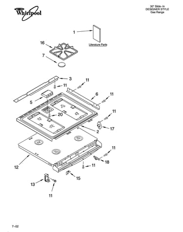 Cooktop parts
