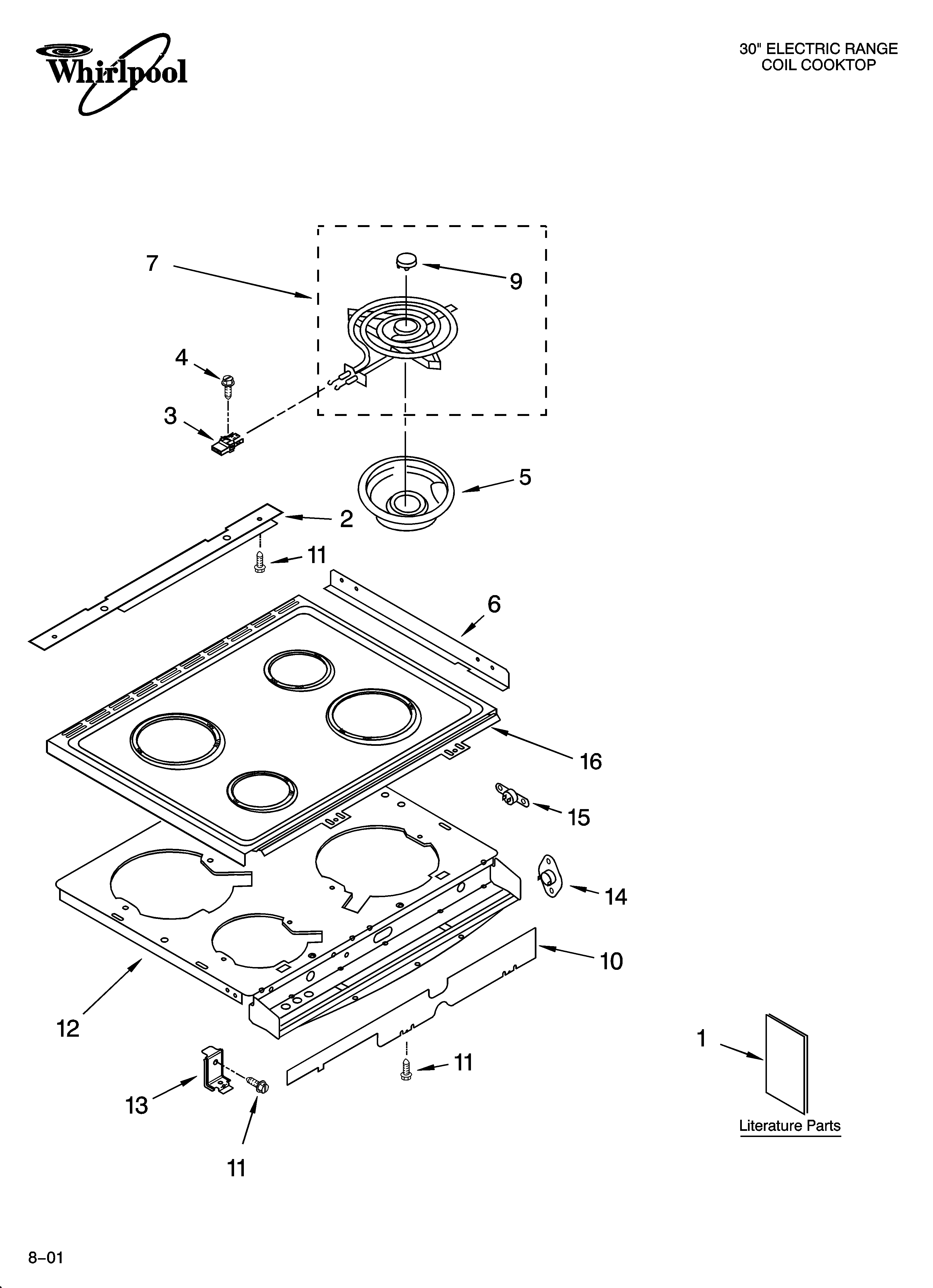 Cooktop parts