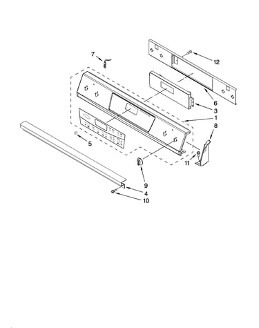 Control panel parts