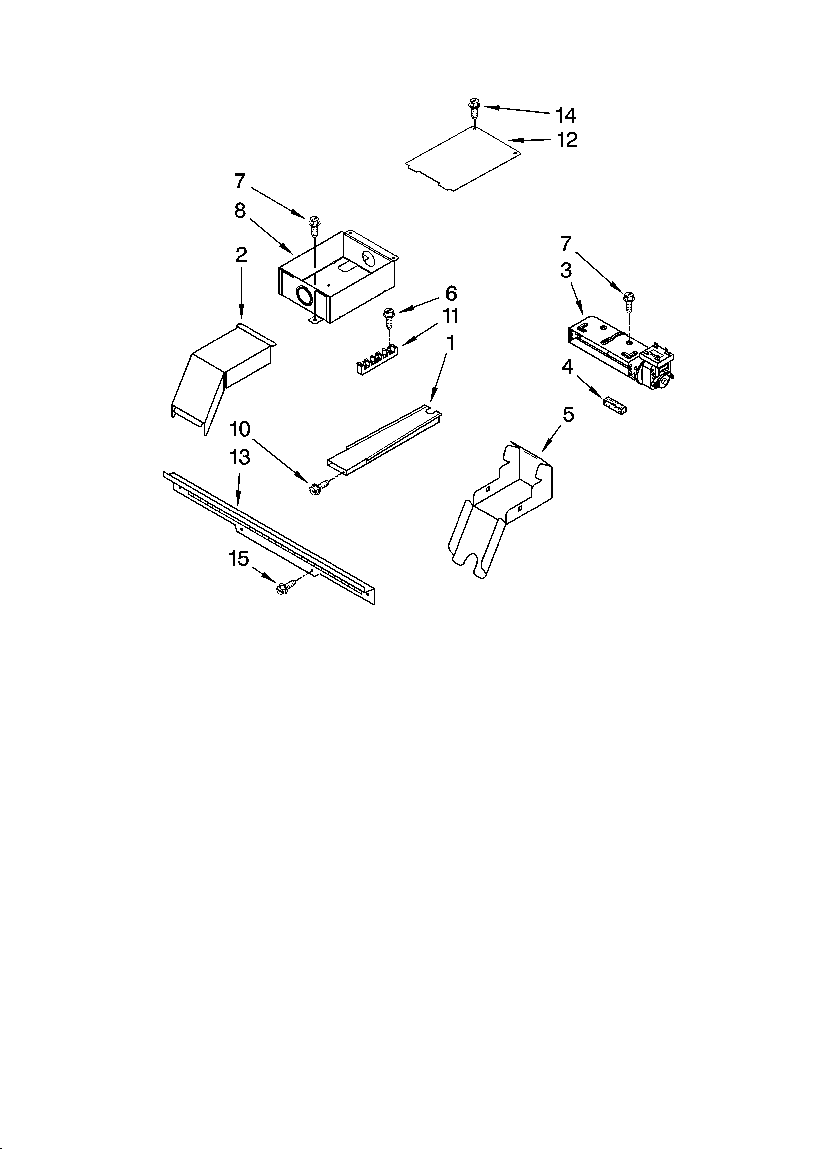 Top venting parts, optional parts (not included)