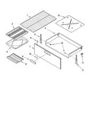 Drawer & broiler parts, miscellaneous parts