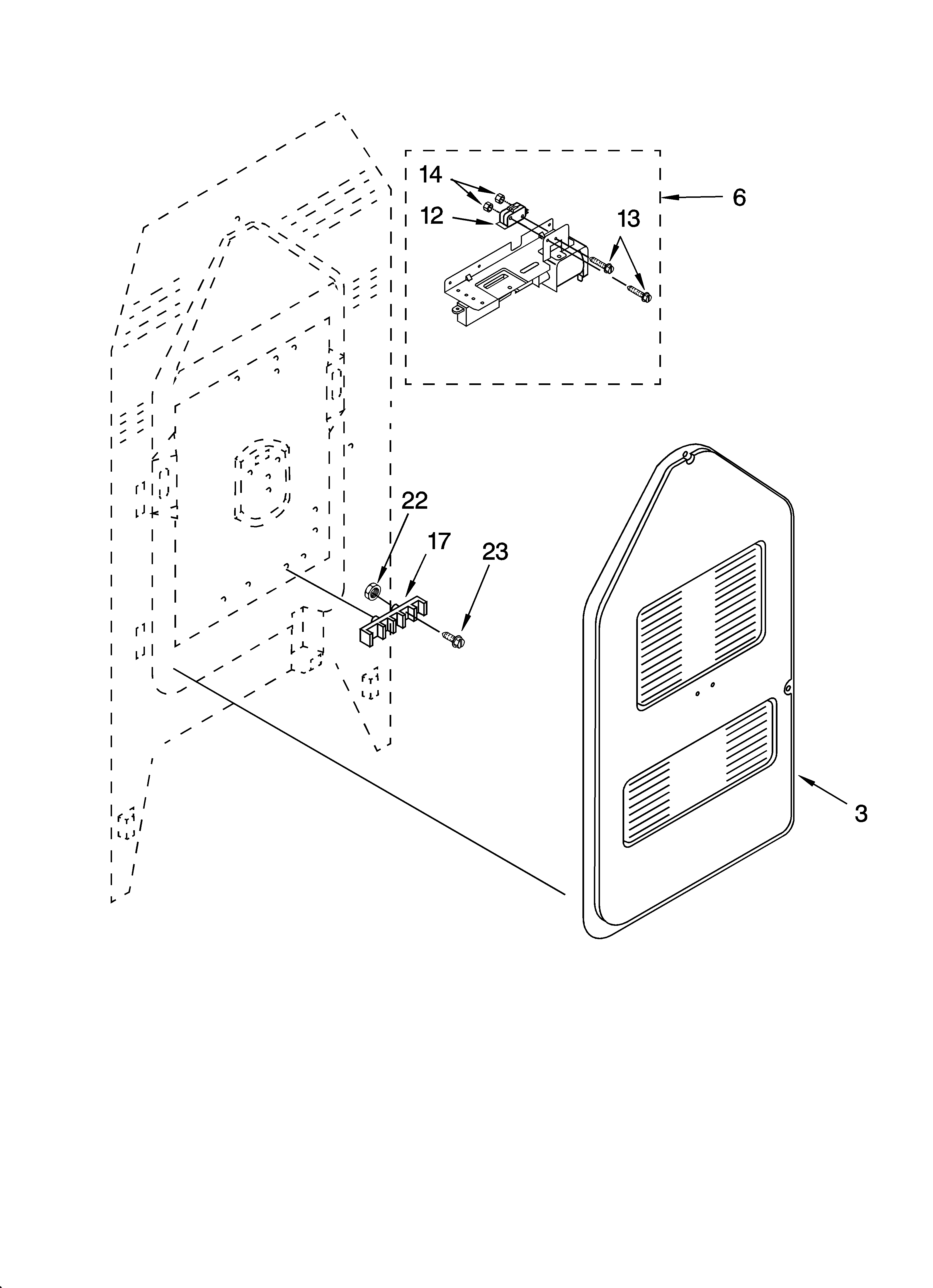 Rear chassis parts, miscellaneous parts