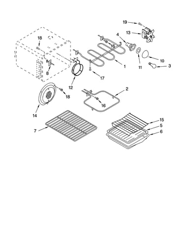 Oven parts, miscellaneous parts