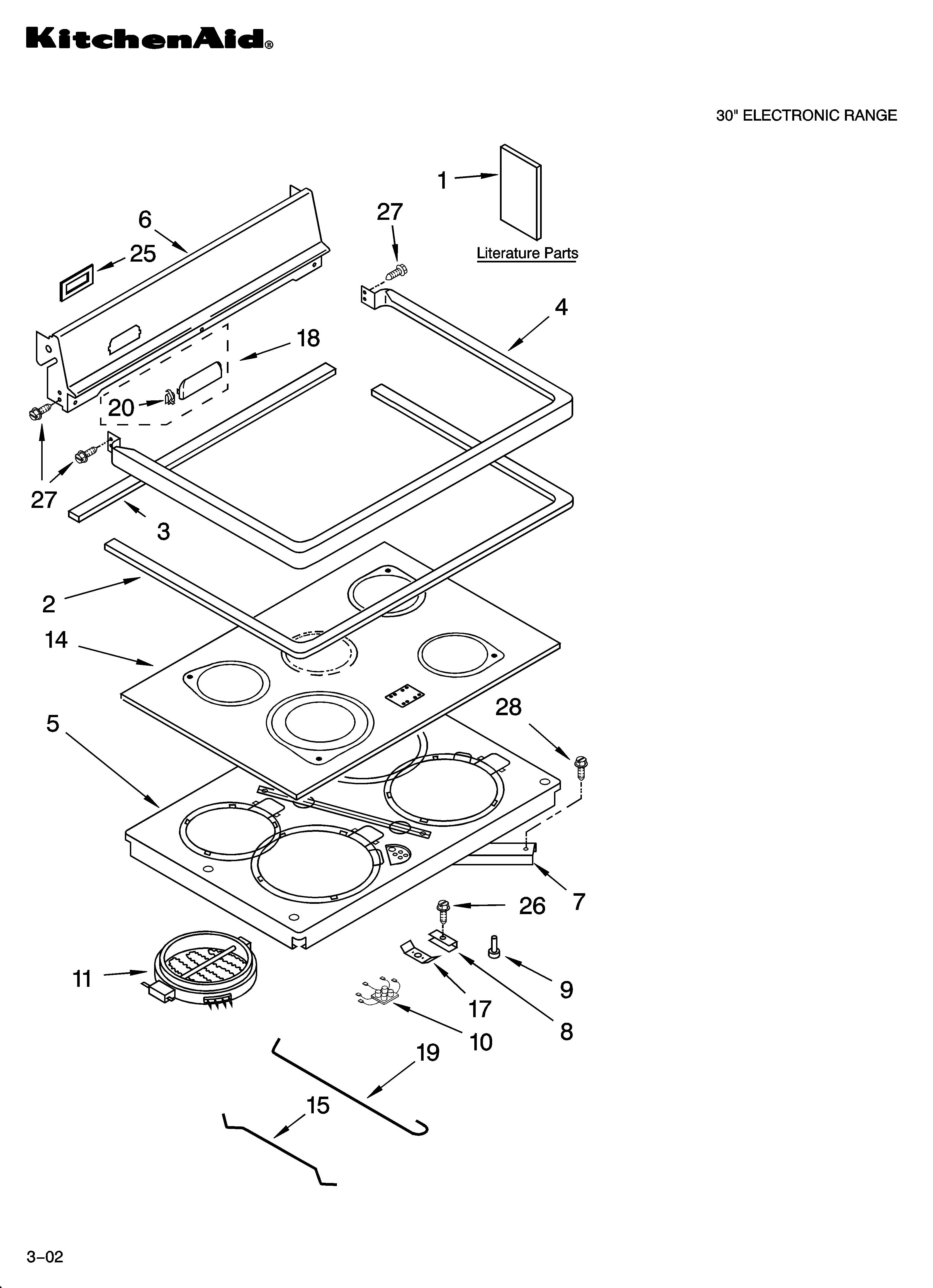 COOKTOP PARTS