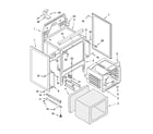 KitchenAid YKERC507HT5 oven chassis parts diagram