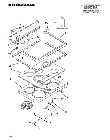 Cooktop parts