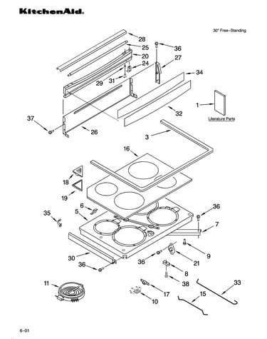 Cooktop parts