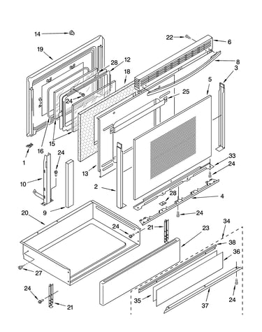 Door and drawer parts