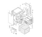 KitchenAid YKERC607HW6 oven chassis parts diagram