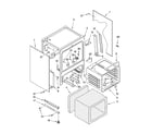 KitchenAid YKERC607HW7 oven chassis parts diagram