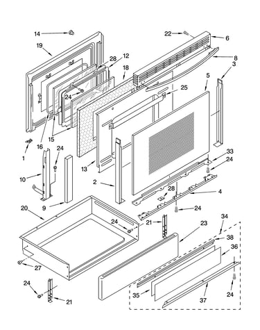Door and drawer parts