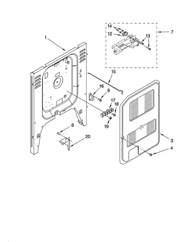 Rear chassis parts