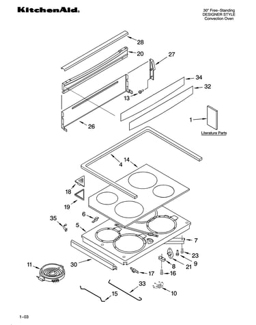 Cooktop parts