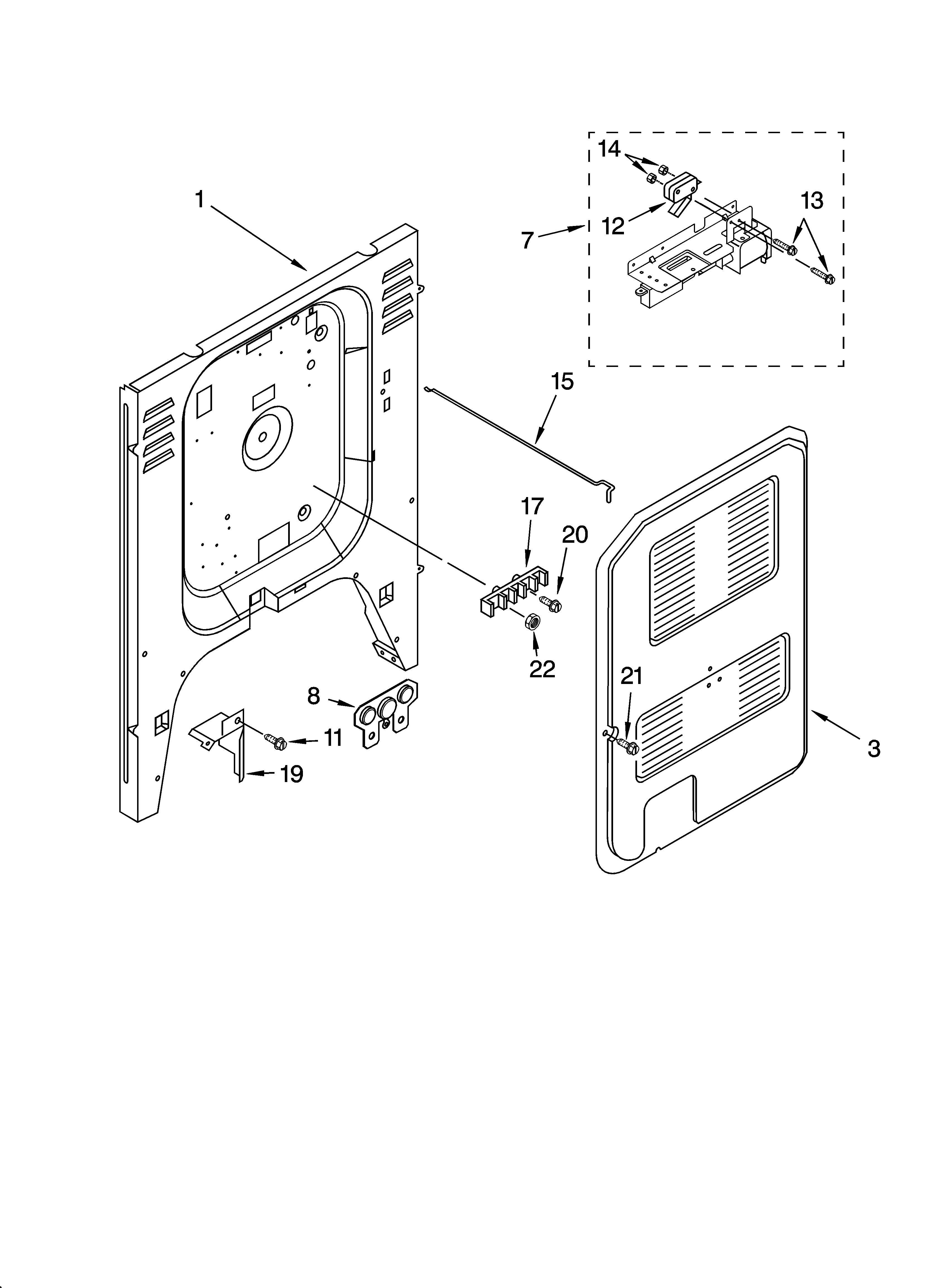 Rear chassis parts