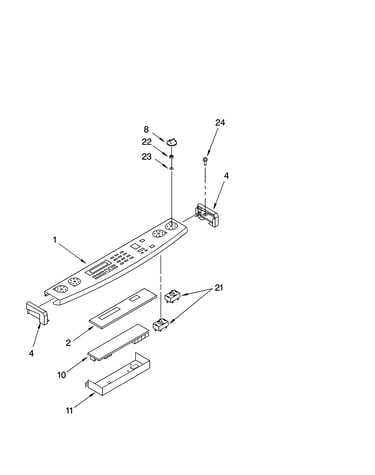 Control panel parts