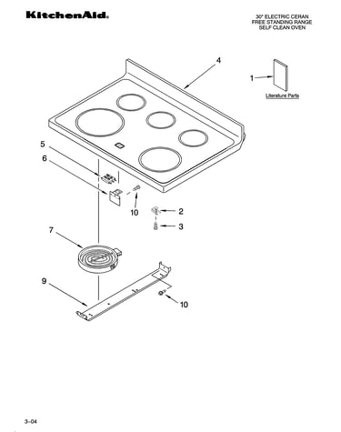 Cooktop parts