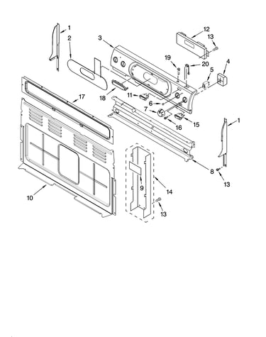 Control panel parts