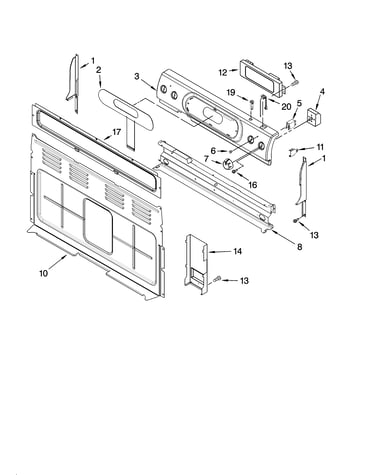 Control panel parts