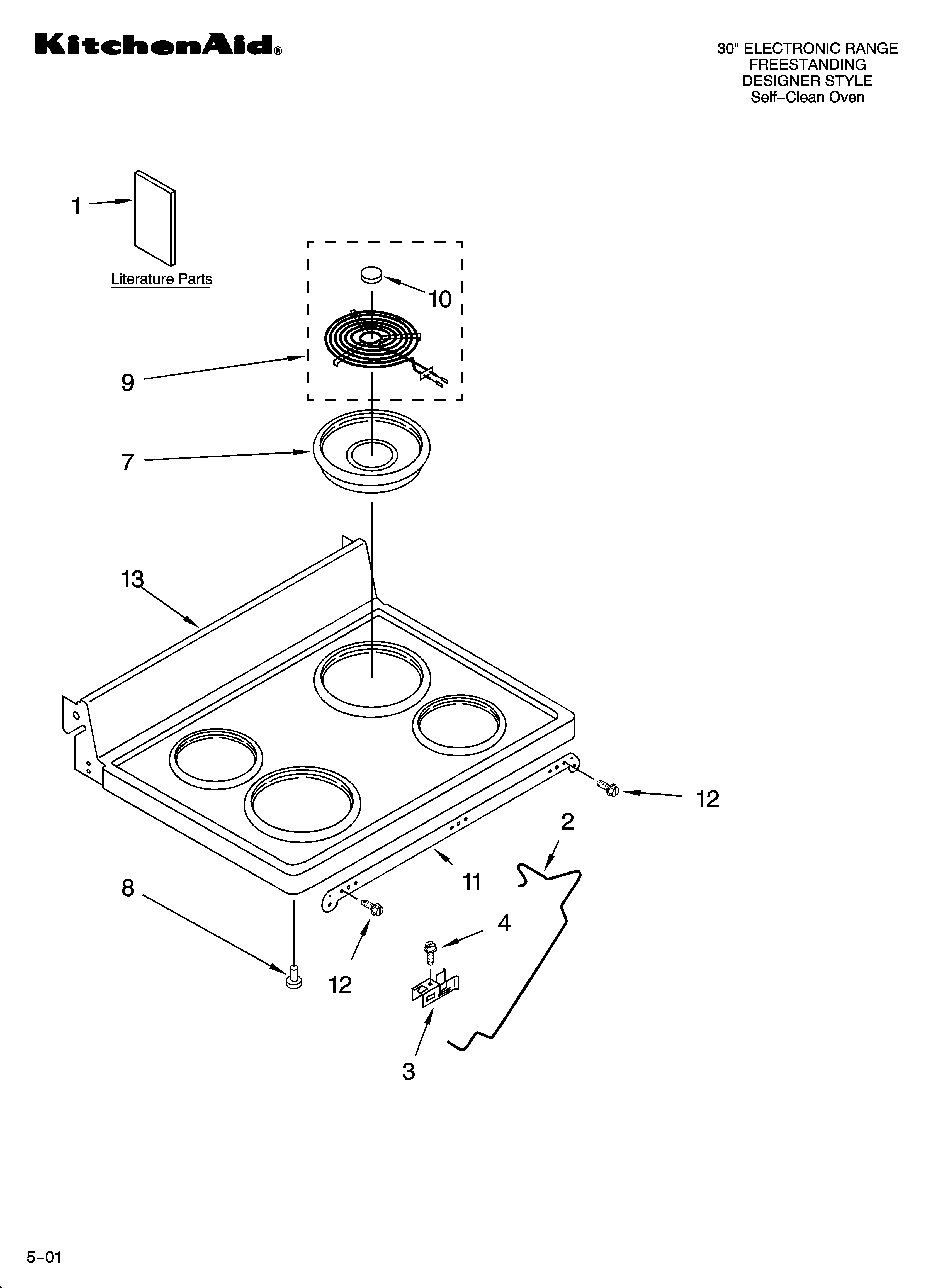 Cooktop parts